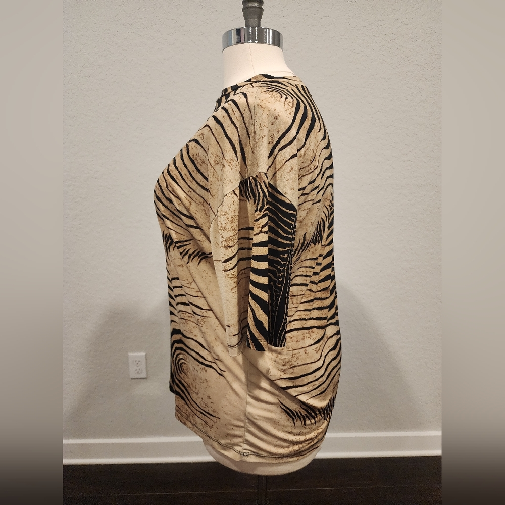 Fashion Nova 2 piece set Tiger print stretchy XL Trendy Comfortable - Picture 4 of 10